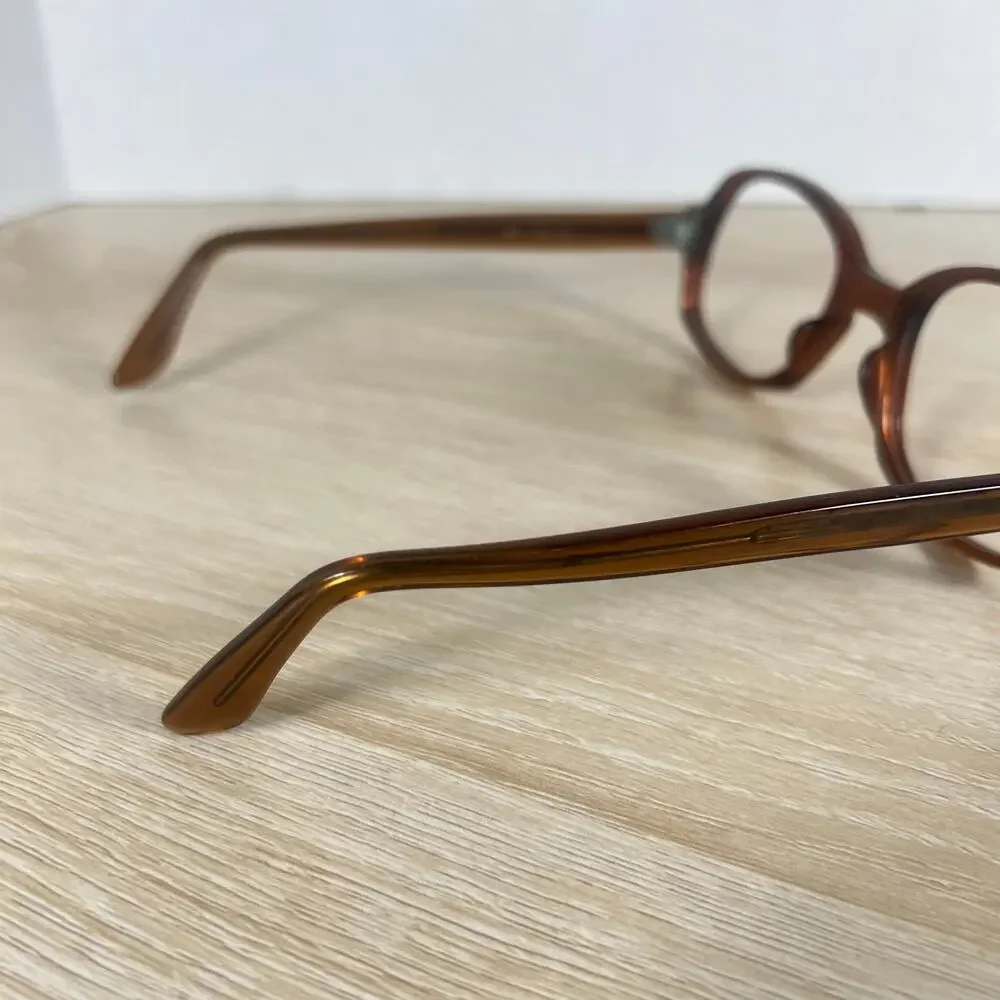 Romco 4 1/2 - 5 3/4 RO 50-22 Eyeglasses READ DESC FRAMES ONLY Brown